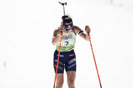 22.03.2024, Meribel, France (FRA): Julia Simon (FRA) - French Championships biathlon, mass, Meribel (FRA). www.nordicfocus.com. © Thibaut/NordicFocus. Every downloaded picture is fee-liable.