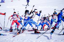 22.03.2024, Meribel, France (FRA): Adele Ouvrier-Buffet (FRA) - French Championships biathlon, mass, Meribel (FRA). www.nordicfocus.com. © Thibaut/NordicFocus. Every downloaded picture is fee-liable.