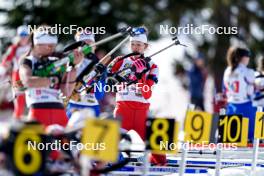 22.03.2024, Meribel, France (FRA): Bambou Pallud (FRA) - French Championships biathlon, mass, Meribel (FRA). www.nordicfocus.com. © Thibaut/NordicFocus. Every downloaded picture is fee-liable.