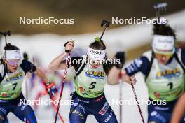 22.03.2024, Meribel, France (FRA): Jeanne Richard (FRA) - French Championships biathlon, mass, Meribel (FRA). www.nordicfocus.com. © Thibaut/NordicFocus. Every downloaded picture is fee-liable.