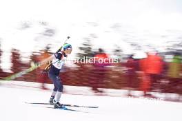 23.03.2024, Meribel, France (FRA): Guillaume Poirot (FRA) - French Championships biathlon, relay, Meribel (FRA). www.nordicfocus.com. © Thibaut/NordicFocus. Every downloaded picture is fee-liable.