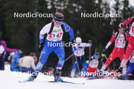 23.03.2024, Meribel, France (FRA): Niels Bibollet (FRA) - French Championships biathlon, relay, Meribel (FRA). www.nordicfocus.com. © Thibaut/NordicFocus. Every downloaded picture is fee-liable.