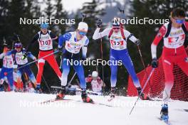 23.03.2024, Meribel, France (FRA): Peter Sanders (FRA) - French Championships biathlon, relay, Meribel (FRA). www.nordicfocus.com. © Thibaut/NordicFocus. Every downloaded picture is fee-liable.