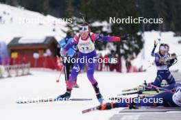 23.03.2024, Meribel, France (FRA): Lisa Siberchicot (FRA) - French Championships biathlon, relay, Meribel (FRA). www.nordicfocus.com. © Thibaut/NordicFocus. Every downloaded picture is fee-liable.