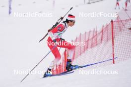 23.03.2024, Meribel, France (FRA): Nans Madelenat (FRA) - French Championships biathlon, relay, Meribel (FRA). www.nordicfocus.com. © Thibaut/NordicFocus. Every downloaded picture is fee-liable.