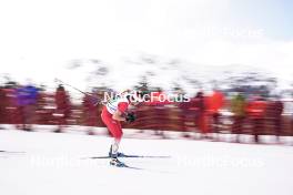 23.03.2024, Meribel, France (FRA): Clement Pires (FRA) - French Championships biathlon, relay, Meribel (FRA). www.nordicfocus.com. © Thibaut/NordicFocus. Every downloaded picture is fee-liable.