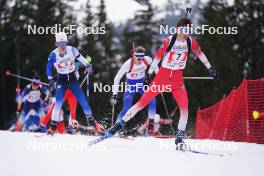 23.03.2024, Meribel, France (FRA): Victor Laine (FRA) - French Championships biathlon, relay, Meribel (FRA). www.nordicfocus.com. © Thibaut/NordicFocus. Every downloaded picture is fee-liable.