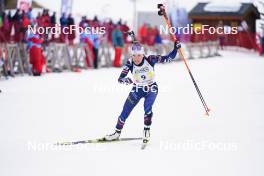 23.03.2024, Meribel, France (FRA): Oceane Michelon (FRA) - French Championships biathlon, relay, Meribel (FRA). www.nordicfocus.com. © Thibaut/NordicFocus. Every downloaded picture is fee-liable.