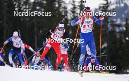 23.03.2024, Meribel, France (FRA): Esteban Moreira (FRA) - French Championships biathlon, relay, Meribel (FRA). www.nordicfocus.com. © Thibaut/NordicFocus. Every downloaded picture is fee-liable.