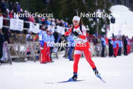 23.03.2024, Meribel, France (FRA): Coralie Perrin (FRA) - French Championships biathlon, relay, Meribel (FRA). www.nordicfocus.com. © Thibaut/NordicFocus. Every downloaded picture is fee-liable.