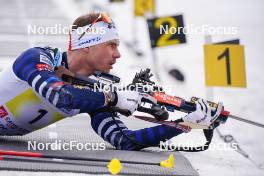 23.03.2024, Meribel, France (FRA): Emilien Jacquelin (FRA) - French Championships biathlon, relay, Meribel (FRA). www.nordicfocus.com. © Thibaut/NordicFocus. Every downloaded picture is fee-liable.