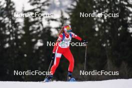 23.03.2024, Meribel, France (FRA): Olivia Brun (FRA) - French Championships biathlon, relay, Meribel (FRA). www.nordicfocus.com. © Thibaut/NordicFocus. Every downloaded picture is fee-liable.