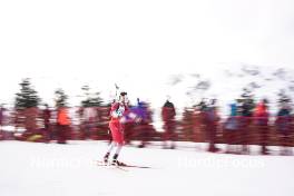 23.03.2024, Meribel, France (FRA): Alexis Bernard (FRA) - French Championships biathlon, relay, Meribel (FRA). www.nordicfocus.com. © Thibaut/NordicFocus. Every downloaded picture is fee-liable.