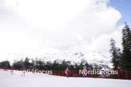 23.03.2024, Meribel, France (FRA): Joanne Weiss (FRA) - French Championships biathlon, relay, Meribel (FRA). www.nordicfocus.com. © Thibaut/NordicFocus. Every downloaded picture is fee-liable.
