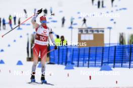 23.03.2024, Ulrichen, Switzerland (SUI): Aita Gasparin (SUI) - Swiss Championships biathlon, mass, Ulrichen (SUI). www.nordicfocus.com. © Manzoni/NordicFocus. Every downloaded picture is fee-liable.