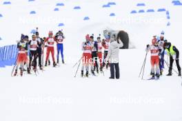 23.03.2024, Ulrichen, Switzerland (SUI): Event Feature: Start of MenÕs Race - Swiss Championships biathlon, mass, Ulrichen (SUI). www.nordicfocus.com. © Manzoni/NordicFocus. Every downloaded picture is fee-liable.