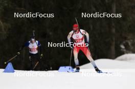 23.03.2024, Ulrichen, Switzerland (SUI): Sandro Bovisi (SUI) - Swiss Championships biathlon, mass, Ulrichen (SUI). www.nordicfocus.com. © Manzoni/NordicFocus. Every downloaded picture is fee-liable.