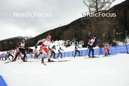 23.03.2024, Ulrichen, Switzerland (SUI): Event Feature: Start of the race - Swiss Championships biathlon, mass, Ulrichen (SUI). www.nordicfocus.com. © Manzoni/NordicFocus. Every downloaded picture is fee-liable.