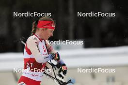 23.03.2024, Ulrichen, Switzerland (SUI): Alessia Laager (SUI) - Swiss Championships biathlon, mass, Ulrichen (SUI). www.nordicfocus.com. © Manzoni/NordicFocus. Every downloaded picture is fee-liable.
