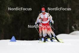 23.03.2024, Ulrichen, Switzerland (SUI): Niklas Hartweg (SUI) - Swiss Championships biathlon, mass, Ulrichen (SUI). www.nordicfocus.com. © Manzoni/NordicFocus. Every downloaded picture is fee-liable.