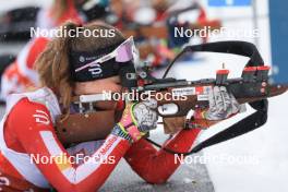 24.03.2024, Ulrichen, Switzerland (SUI): Lynn Odermatt (SUI) - Swiss Championships biathlon, single mixed relay, Ulrichen (SUI). www.nordicfocus.com. © Manzoni/NordicFocus. Every downloaded picture is fee-liable.