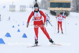 24.03.2024, Ulrichen, Switzerland (SUI): Julia Burch (SUI) - Swiss Championships biathlon, single mixed relay, Ulrichen (SUI). www.nordicfocus.com. © Manzoni/NordicFocus. Every downloaded picture is fee-liable.