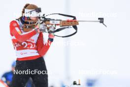 24.03.2024, Ulrichen, Switzerland (SUI): Eliane Kiser (SUI) - Swiss Championships biathlon, single mixed relay, Ulrichen (SUI). www.nordicfocus.com. © Manzoni/NordicFocus. Every downloaded picture is fee-liable.