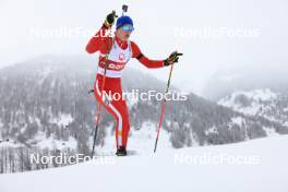 24.03.2024, Ulrichen, Switzerland (SUI): Kilian Birchler (SUI) - Swiss Championships biathlon, single mixed relay, Ulrichen (SUI). www.nordicfocus.com. © Manzoni/NordicFocus. Every downloaded picture is fee-liable.