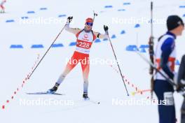24.03.2024, Ulrichen, Switzerland (SUI): Sandro Bovisi (SUI) - Swiss Championships biathlon, single mixed relay, Ulrichen (SUI). www.nordicfocus.com. © Manzoni/NordicFocus. Every downloaded picture is fee-liable.