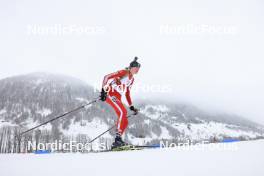 24.03.2024, Ulrichen, Switzerland (SUI): Lukas Berwert (SUI) - Swiss Championships biathlon, single mixed relay, Ulrichen (SUI). www.nordicfocus.com. © Manzoni/NordicFocus. Every downloaded picture is fee-liable.