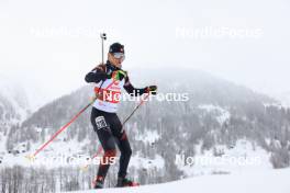 24.03.2024, Ulrichen, Switzerland (SUI): Tanguy Fellay (SUI) - Swiss Championships biathlon, single mixed relay, Ulrichen (SUI). www.nordicfocus.com. © Manzoni/NordicFocus. Every downloaded picture is fee-liable.