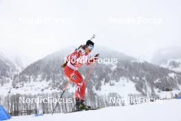 24.03.2024, Ulrichen, Switzerland (SUI): Andreas Egger (SUI) - Swiss Championships biathlon, single mixed relay, Ulrichen (SUI). www.nordicfocus.com. © Manzoni/NordicFocus. Every downloaded picture is fee-liable.