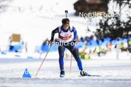 22.03.2024, Ulrichen, Switzerland (SUI): Jakob Richter (SUI) - Swiss Championships biathlon, sprint, Ulrichen (SUI). www.nordicfocus.com. © Manzoni/NordicFocus. Every downloaded picture is fee-liable.