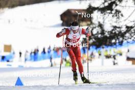 22.03.2024, Ulrichen, Switzerland (SUI): Jens Berger (SUI) - Swiss Championships biathlon, sprint, Ulrichen (SUI). www.nordicfocus.com. © Manzoni/NordicFocus. Every downloaded picture is fee-liable.