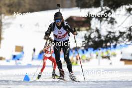 22.03.2024, Ulrichen, Switzerland (SUI): Tobit Keller (SUI) - Swiss Championships biathlon, sprint, Ulrichen (SUI). www.nordicfocus.com. © Manzoni/NordicFocus. Every downloaded picture is fee-liable.