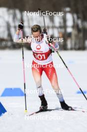 22.03.2024, Ulrichen, Switzerland (SUI): Elisa Gasparin (SUI) - Swiss Championships biathlon, sprint, Ulrichen (SUI). www.nordicfocus.com. © Manzoni/NordicFocus. Every downloaded picture is fee-liable.
