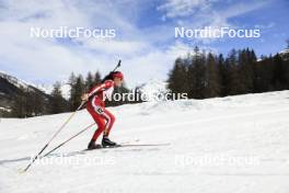 22.03.2024, Ulrichen, Switzerland (SUI): Annina Zberg (SUI) - Swiss Championships biathlon, sprint, Ulrichen (SUI). www.nordicfocus.com. © Manzoni/NordicFocus. Every downloaded picture is fee-liable.