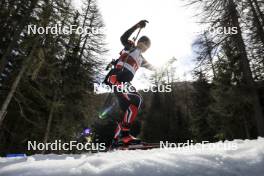 22.03.2024, Ulrichen, Switzerland (SUI): Thomas Arregger (SUI) - Swiss Championships biathlon, sprint, Ulrichen (SUI). www.nordicfocus.com. © Manzoni/NordicFocus. Every downloaded picture is fee-liable.