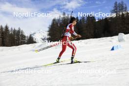22.03.2024, Ulrichen, Switzerland (SUI): Ronja Rietveld (SUI) - Swiss Championships biathlon, sprint, Ulrichen (SUI). www.nordicfocus.com. © Manzoni/NordicFocus. Every downloaded picture is fee-liable.