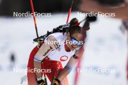 22.03.2024, Ulrichen, Switzerland (SUI): Lea Meier (SUI) - Swiss Championships biathlon, sprint, Ulrichen (SUI). www.nordicfocus.com. © Manzoni/NordicFocus. Every downloaded picture is fee-liable.