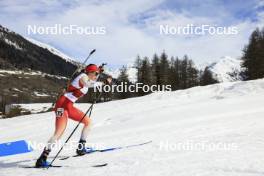 22.03.2024, Ulrichen, Switzerland (SUI): Chiara Arnet (SUI) - Swiss Championships biathlon, sprint, Ulrichen (SUI). www.nordicfocus.com. © Manzoni/NordicFocus. Every downloaded picture is fee-liable.