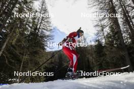22.03.2024, Ulrichen, Switzerland (SUI): Julia Burch (SUI) - Swiss Championships biathlon, sprint, Ulrichen (SUI). www.nordicfocus.com. © Manzoni/NordicFocus. Every downloaded picture is fee-liable.