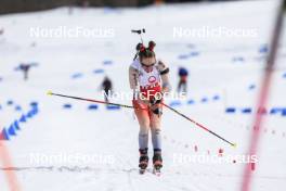 22.03.2024, Ulrichen, Switzerland (SUI): Lea Meier (SUI) - Swiss Championships biathlon, sprint, Ulrichen (SUI). www.nordicfocus.com. © Manzoni/NordicFocus. Every downloaded picture is fee-liable.