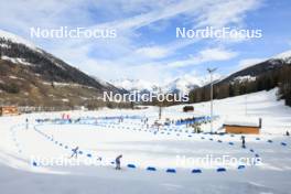 22.03.2024, Ulrichen, Switzerland (SUI): Overview over the penalty loop with undefined athletes compete - Swiss Championships biathlon, sprint, Ulrichen (SUI). www.nordicfocus.com. © Manzoni/NordicFocus. Every downloaded picture is fee-liable.