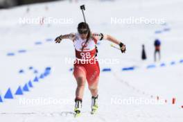 22.03.2024, Ulrichen, Switzerland (SUI): Lena Haecki-Gross (SUI) - Swiss Championships biathlon, sprint, Ulrichen (SUI). www.nordicfocus.com. © Manzoni/NordicFocus. Every downloaded picture is fee-liable.