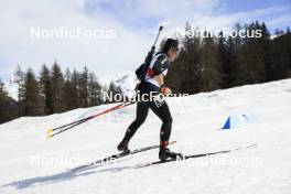 22.03.2024, Ulrichen, Switzerland (SUI): Aaron Keller (SUI) - Swiss Championships biathlon, sprint, Ulrichen (SUI). www.nordicfocus.com. © Manzoni/NordicFocus. Every downloaded picture is fee-liable.