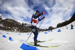 22.03.2024, Ulrichen, Switzerland (SUI): Arnaud Du Pasquier (SUI) - Swiss Championships biathlon, sprint, Ulrichen (SUI). www.nordicfocus.com. © Manzoni/NordicFocus. Every downloaded picture is fee-liable.