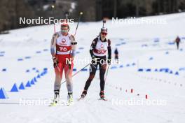 22.03.2024, Ulrichen, Switzerland (SUI): Irene Cadurisch (SUI) - Swiss Championships biathlon, sprint, Ulrichen (SUI). www.nordicfocus.com. © Manzoni/NordicFocus. Every downloaded picture is fee-liable.