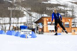 22.03.2024, Ulrichen, Switzerland (SUI): Event Feature: athlete training - Swiss Championships biathlon, sprint, Ulrichen (SUI). www.nordicfocus.com. © Manzoni/NordicFocus. Every downloaded picture is fee-liable.