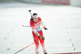 14.02.2024, Nove Mesto na Morave, Czechia (CZE): Christian Gow (CAN) - IBU World Championships Biathlon, individual men, Nove Mesto na Morave (CZE). www.nordicfocus.com. © Thibaut/NordicFocus. Every downloaded picture is fee-liable.
